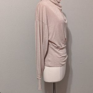 Free People Glam Turtleneck in Pearl Dust